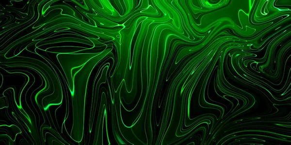 Créativité verte transparente, art moderne. Les couleurs d'encre sont incroyablement brillantes, lumineuses, translucides, fluides et sèches rapidement. Motif naturel, luxe. Œuvre abstraite, style tendance — Photo