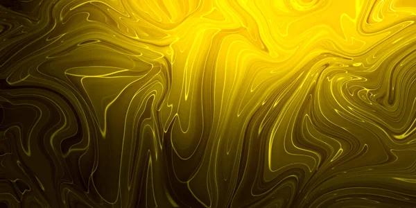 Amarelo e ouro pintura a óleo fundo abstrato. Tinta a óleo Amarelo e dourado Tinta a óleo para fundo. Padrão de mármore amarelo e dourado textura fundo abstrato — Fotografia de Stock