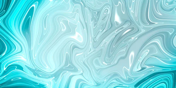 Fond abstrait bleu marbré. Modèle de marbre liquide. — Photo