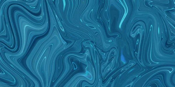 Fundo abstrato azul marmoreado. Padrão de mármore líquido. — Fotografia de Stock