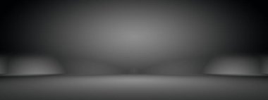 Soyut lüks bulanık koyu gri ve siyah gradyan. Ürünlerinizi sergilemek için arka plan stüdyo duvarı olarak kullanılır..