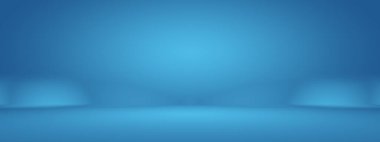 Siyah vignette Stüdyosu ile soyut Koyu Mavi arka plan, iş raporu, dijital, web sitesi şablonu, arkaplan.