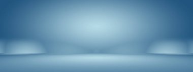 Siyah vignette Stüdyosu ile soyut Koyu Mavi arka plan, iş raporu, dijital, web sitesi şablonu, arkaplan.