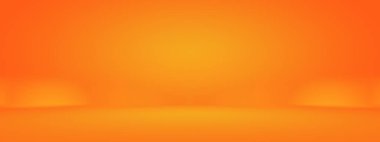 Soyut pürüzsüz Turuncu arkaplan tasarımı, stüdyo, oda, web şablonu, düz daire eğimli iş raporu