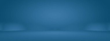 Siyah vignette Stüdyosu ile soyut Koyu Mavi arka plan, iş raporu, dijital, web sitesi şablonu, arkaplan.