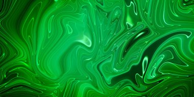 Şeffaf yeşil yaratıcılık, modern sanat. Mürekkep renkleri inanılmaz derecede parlak, aydınlık, şeffaf, serbest akış ve çabucak kurudur. Doğal model, lüks. Soyut sanat eseri, moda tarzı