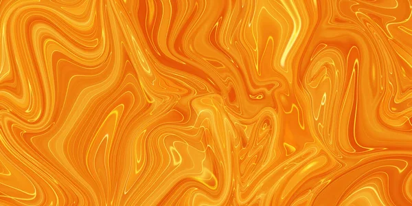 초록 오렌지 페인트 배경입니다. 대리석 패턴으로 아크릴 텍스처 — 스톡 사진