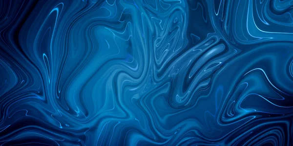 Мармуровий синій абстрактний фон. Візерунок з рідкого мармуру . — стокове фото