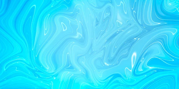 Marmorierter blauer abstrakter Hintergrund. Flüssiges Marmormuster. — Stockfoto