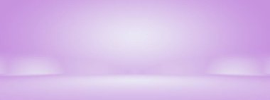 Stüdyo Arkaplan Konsepti - ürün için soyut boş ışık gradyanı mor stüdyo odası arka planı.