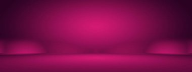 Stüdyo Arkaplan Konsepti - ürün için soyut boş ışık gradyanı mor stüdyo odası arka planı.