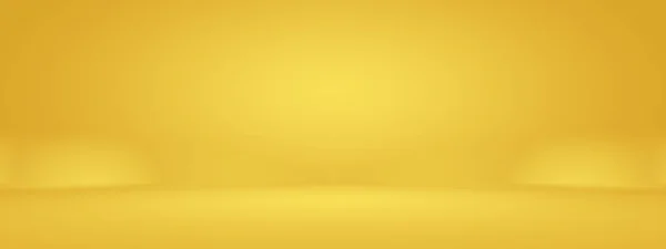 Аннотация Luxury Gold yellow gradient studio wall, well use as background, layout, banner and product presentation. — стоковое фото