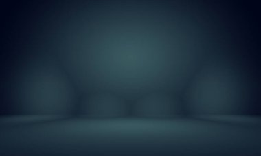 Siyah vignette Stüdyosu ile soyut Koyu Mavi arka plan, iş raporu, dijital, web sitesi şablonu, arkaplan.