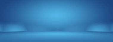 Siyah vignette Stüdyosu ile soyut Koyu Mavi arka plan, iş raporu, dijital, web sitesi şablonu, arkaplan.