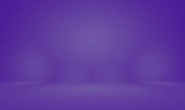 Stüdyo Arkaplan Konsepti - ürün için soyut boş ışık gradyanı mor stüdyo odası arka planı.