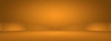 Soyut pürüzsüz Turuncu arkaplan tasarımı, stüdyo, oda, web şablonu, düz daire eğimli iş raporu