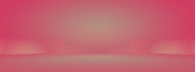 Soyut boş açık pembe stüdyo odası arka planı, ürün gösterimi, afiş, şablon için montaj olarak kullan.