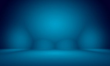 Siyah vignette Stüdyosu ile soyut Koyu Mavi arka plan, iş raporu, dijital, web sitesi şablonu, arkaplan.