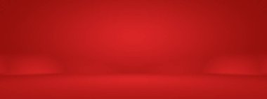 Soyut lüks, yumuşak, kırmızı arka plan, Noel Sevgililer Günü planı, stüdyo, oda, web şablonu, düz daire eğimli iş raporu.