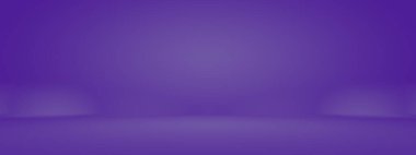 Stüdyo Arkaplan Konsepti - ürün için soyut boş ışık gradyanı mor stüdyo odası arka planı.