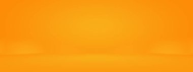 Soyut pürüzsüz Turuncu arkaplan tasarımı, stüdyo, oda, web şablonu, düz daire eğimli iş raporu