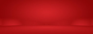 Soyut lüks, yumuşak, kırmızı arka plan, Noel Sevgililer Günü planı, stüdyo, oda, web şablonu, düz daire eğimli iş raporu.