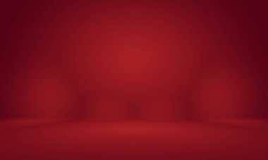 Soyut lüks, yumuşak, kırmızı arka plan, Noel Sevgililer Günü planı, stüdyo, oda, web şablonu, düz daire eğimli iş raporu.