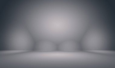 Soyut pürüzsüz boş gri Studio arka plan, iş raporu, dijital, Web sitesi şablonu, zemin kullan.