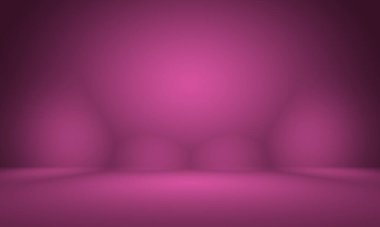 Stüdyo Arkaplan Konsepti - ürün için soyut boş ışık gradyanı mor stüdyo odası arka planı.