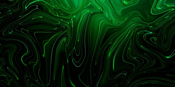 Şeffaf yeşil yaratıcılık, modern sanat. Mürekkep renkleri inanılmaz derecede parlak, aydınlık, şeffaf, serbest akış ve çabucak kurudur. Doğal model, lüks. Soyut sanat eseri, moda tarzı