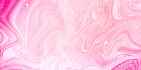 Wiry marmuru lub fale agatu. Płynna marmurowa faktura w różowych kolorach. Abstrakcyjne tło malarskie tapet, plakatów, kart, zaproszeń, stron internetowych. Sztuka płynów — Zdjęcie stockowe