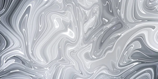Abstrakt marmorstruktur. Svart och vit grå bakgrund. Handgjord teknik — Stockfoto