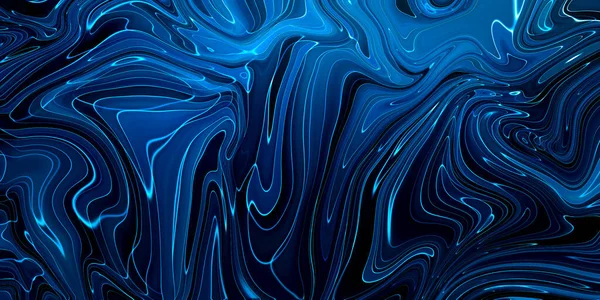 Marmorert blå abstrakt bakgrunn. Flytende marmormønster. – stockfoto