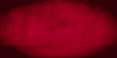 Eski duvar dokusu çimento kırmızı arkaplan soyut koyu renk tasarımı beyaz eğimli arkaplan ile aydınlıktır.