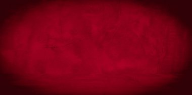 Eski duvar dokusu çimento kırmızı arkaplan soyut koyu renk tasarımı beyaz eğimli arkaplan ile aydınlıktır.