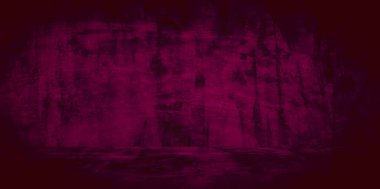 Eski duvar dokusu çimento kırmızı arkaplan soyut koyu renk tasarımı beyaz eğimli arkaplan ile aydınlıktır.