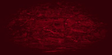 Eski duvar dokusu çimento kırmızı arkaplan soyut koyu renk tasarımı beyaz eğimli arkaplan ile aydınlıktır.