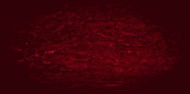 Eski duvar dokusu çimento kırmızı arkaplan soyut koyu renk tasarımı beyaz eğimli arkaplan ile aydınlıktır.