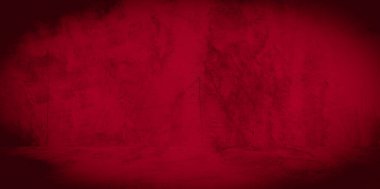 Eski duvar dokusu çimento kırmızı arkaplan soyut koyu renk tasarımı beyaz eğimli arkaplan ile aydınlıktır.