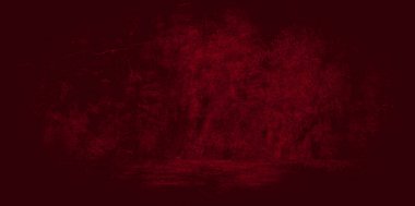 Eski duvar dokusu çimento kırmızı arkaplan soyut koyu renk tasarımı beyaz eğimli arkaplan ile aydınlıktır.