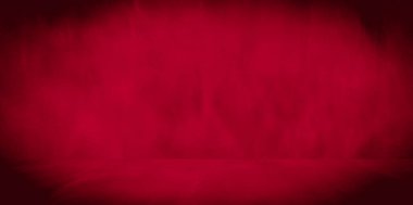 Eski duvar dokusu çimento kırmızı arkaplan soyut koyu renk tasarımı beyaz eğimli arkaplan ile aydınlıktır.