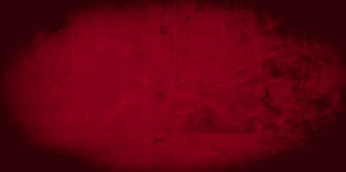 Eski duvar dokusu çimento kırmızı arkaplan soyut koyu renk tasarımı beyaz eğimli arkaplan ile aydınlıktır.