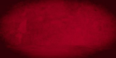 Eski duvar dokusu çimento kırmızı arkaplan soyut koyu renk tasarımı beyaz eğimli arkaplan ile aydınlıktır.