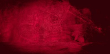 Eski duvar dokusu çimento kırmızı arkaplan soyut koyu renk tasarımı beyaz eğimli arkaplan ile aydınlıktır.