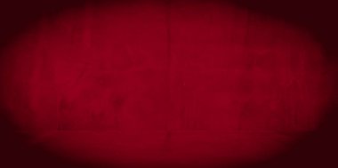 Eski duvar dokusu çimento kırmızı arkaplan soyut koyu renk tasarımı beyaz eğimli arkaplan ile aydınlıktır.