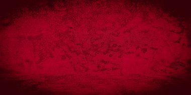 Eski duvar dokusu çimento kırmızı arkaplan soyut koyu renk tasarımı beyaz eğimli arkaplan ile aydınlıktır.