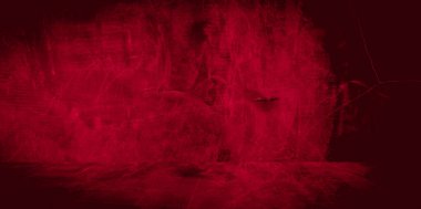 Eski duvar dokusu çimento kırmızı arkaplan soyut koyu renk tasarımı beyaz eğimli arkaplan ile aydınlıktır.