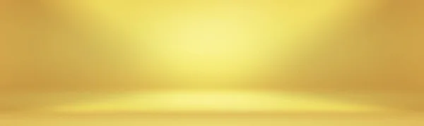 Abstraktes Luxury Gold gelb Farbverlauf Studiowand, gut als Hintergrund, Layout, Banner und Produktpräsentation verwenden. — Stockfoto