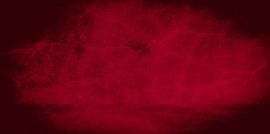 Eski duvar dokusu çimento kırmızı arkaplan soyut koyu renk tasarımı beyaz eğimli arkaplan ile aydınlıktır.