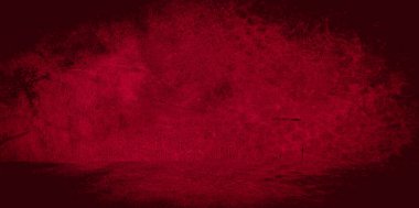 Eski duvar dokusu çimento kırmızı arkaplan soyut koyu renk tasarımı beyaz eğimli arkaplan ile aydınlıktır.